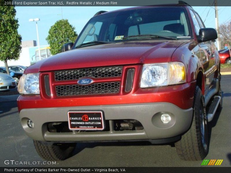 Redfire Metallic / Medium Flint 2003 Ford Explorer Sport Trac XLS