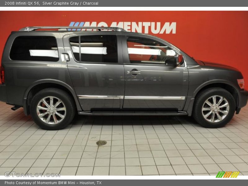 Silver Graphite Gray / Charcoal 2008 Infiniti QX 56