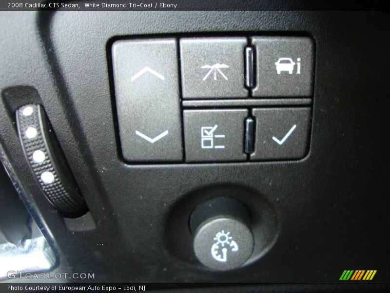 White Diamond Tri-Coat / Ebony 2008 Cadillac CTS Sedan