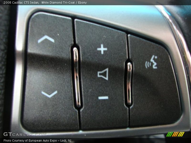 White Diamond Tri-Coat / Ebony 2008 Cadillac CTS Sedan