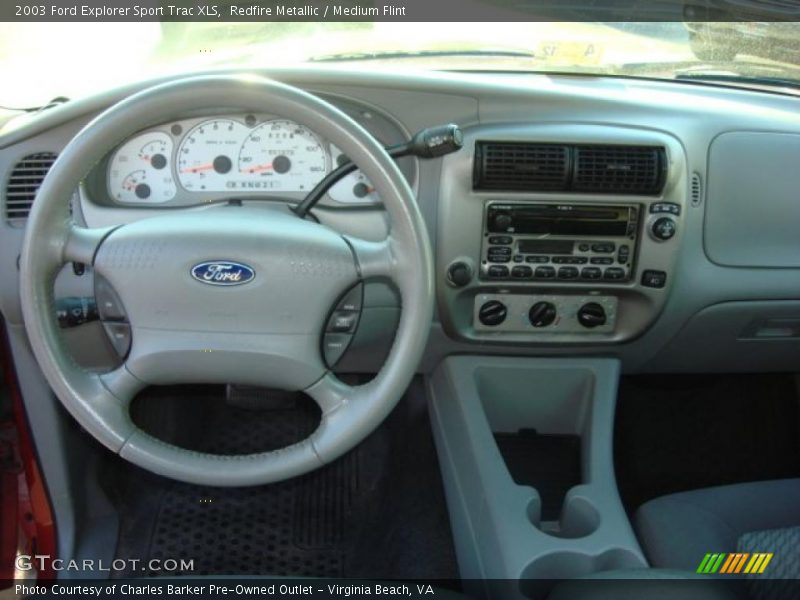Redfire Metallic / Medium Flint 2003 Ford Explorer Sport Trac XLS