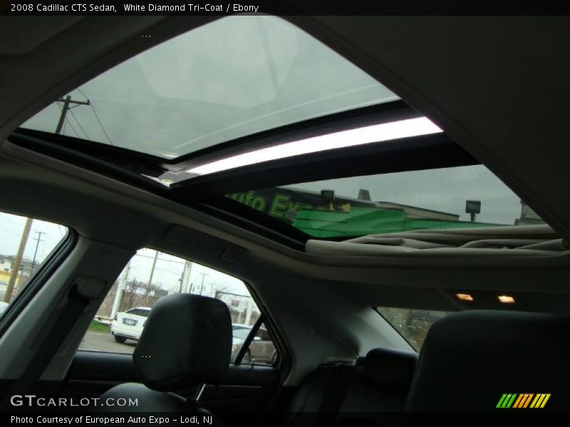 White Diamond Tri-Coat / Ebony 2008 Cadillac CTS Sedan