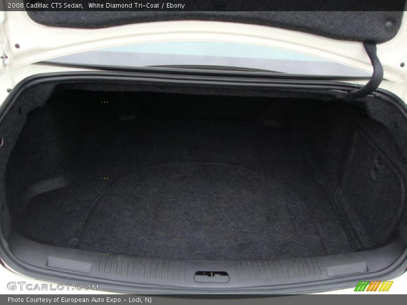 White Diamond Tri-Coat / Ebony 2008 Cadillac CTS Sedan