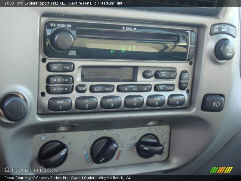 Redfire Metallic / Medium Flint 2003 Ford Explorer Sport Trac XLS