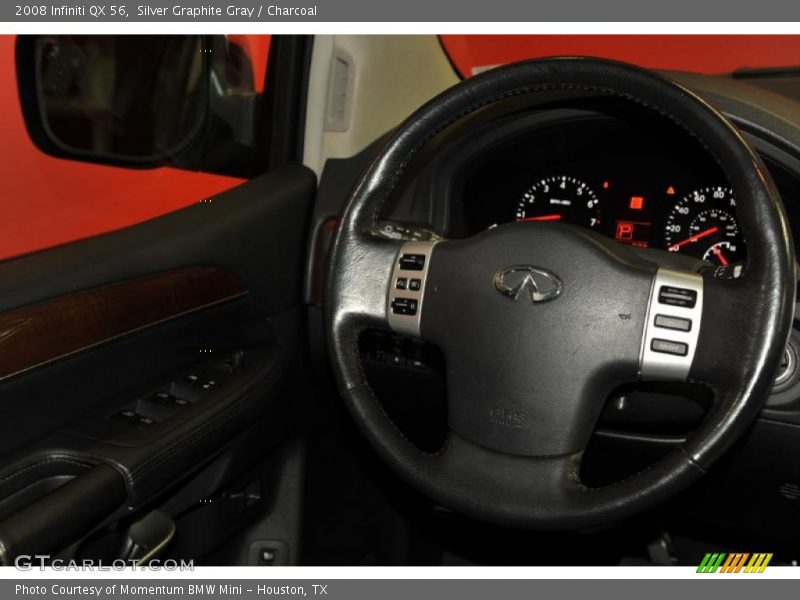 Silver Graphite Gray / Charcoal 2008 Infiniti QX 56