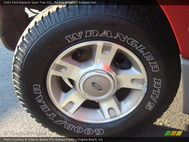 Redfire Metallic / Medium Flint 2003 Ford Explorer Sport Trac XLS