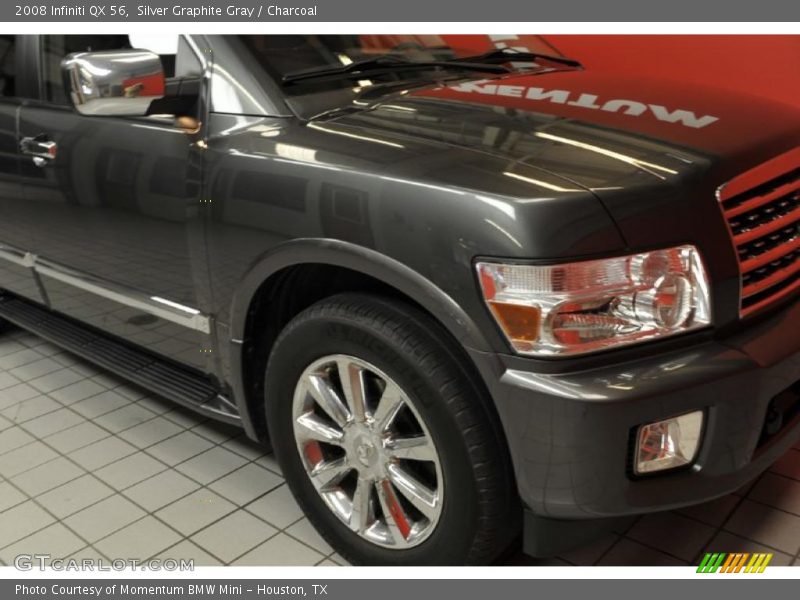 Silver Graphite Gray / Charcoal 2008 Infiniti QX 56