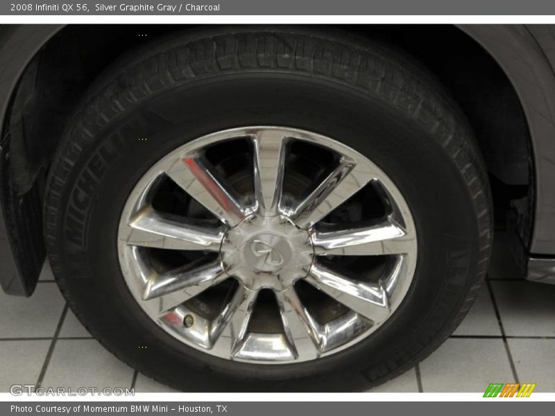 Silver Graphite Gray / Charcoal 2008 Infiniti QX 56