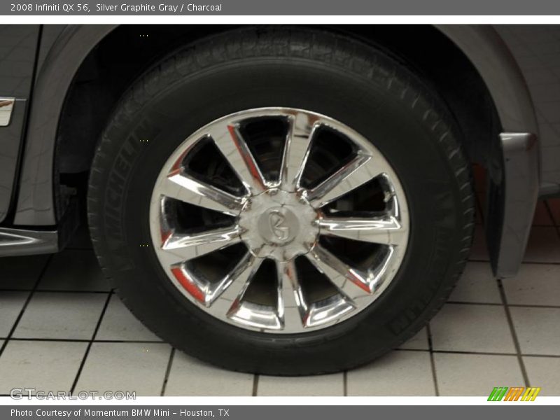 Silver Graphite Gray / Charcoal 2008 Infiniti QX 56