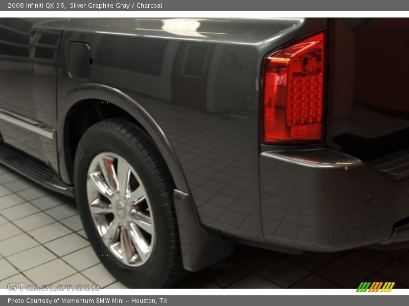 Silver Graphite Gray / Charcoal 2008 Infiniti QX 56