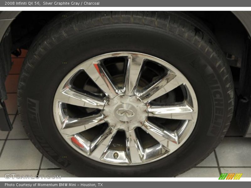 Silver Graphite Gray / Charcoal 2008 Infiniti QX 56
