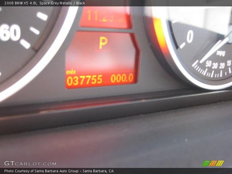 Space Grey Metallic / Black 2008 BMW X5 4.8i