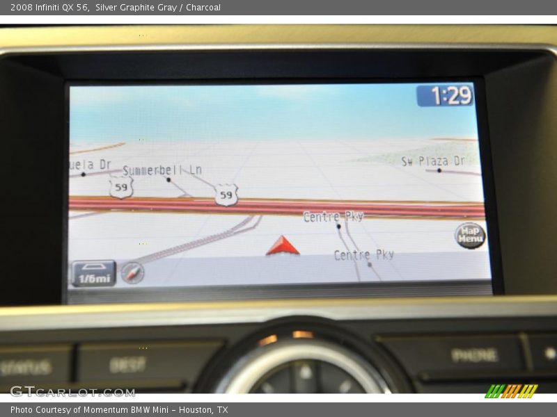 Silver Graphite Gray / Charcoal 2008 Infiniti QX 56