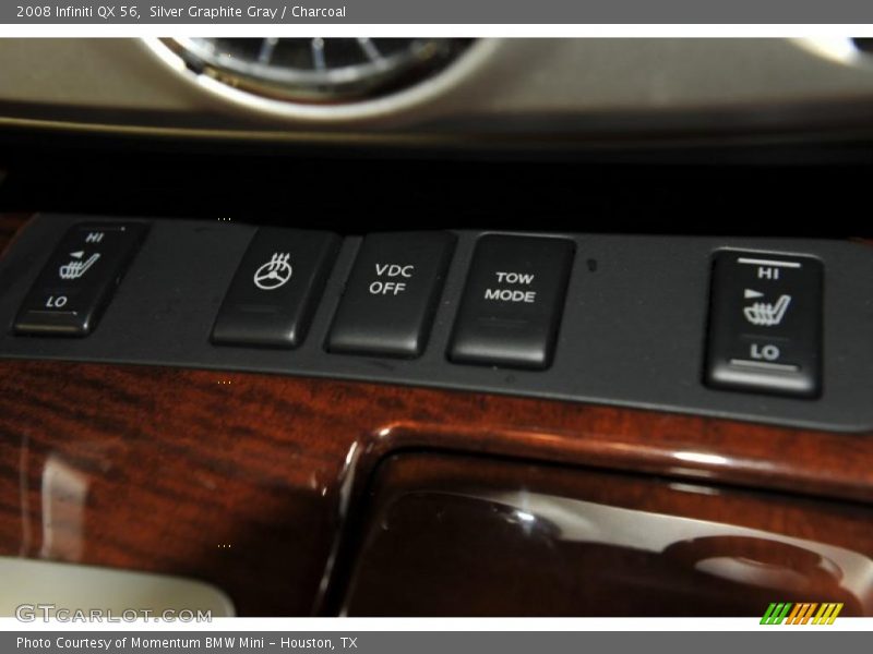 Silver Graphite Gray / Charcoal 2008 Infiniti QX 56