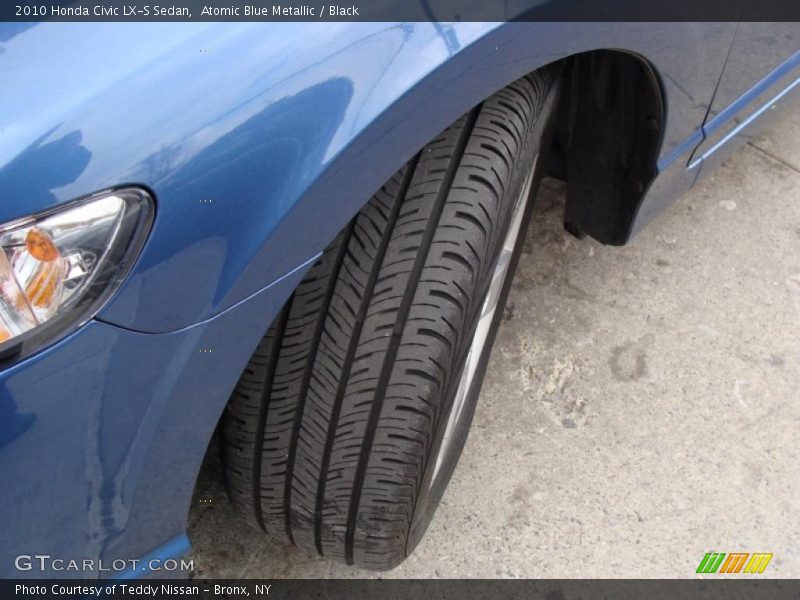 Atomic Blue Metallic / Black 2010 Honda Civic LX-S Sedan