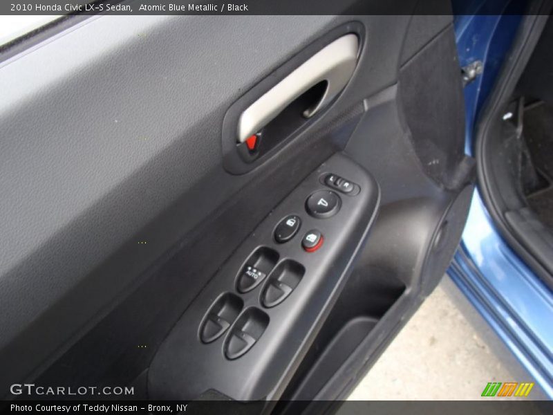 Atomic Blue Metallic / Black 2010 Honda Civic LX-S Sedan