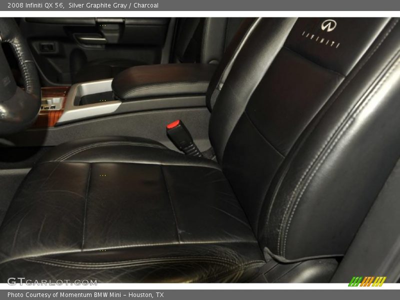 Silver Graphite Gray / Charcoal 2008 Infiniti QX 56
