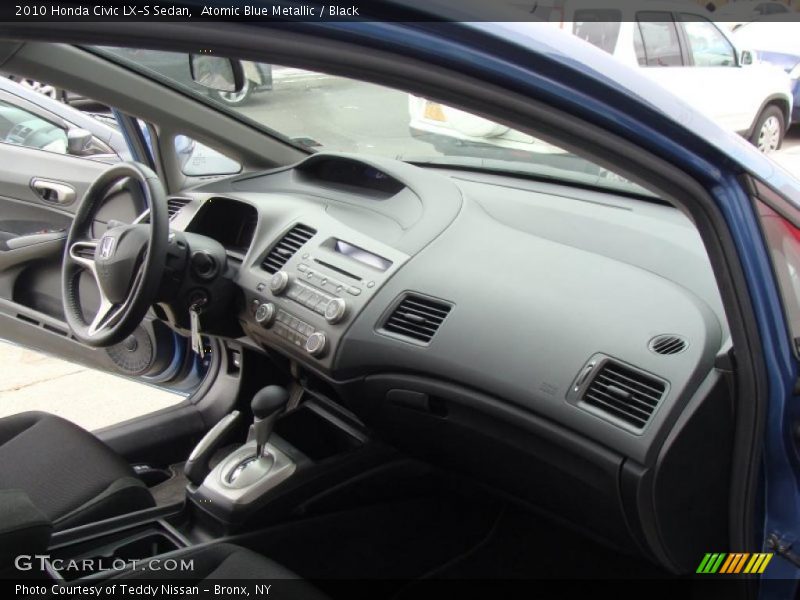 Atomic Blue Metallic / Black 2010 Honda Civic LX-S Sedan