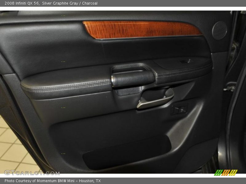 Silver Graphite Gray / Charcoal 2008 Infiniti QX 56