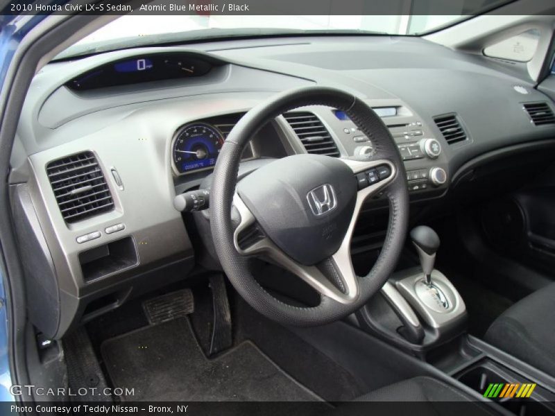 Atomic Blue Metallic / Black 2010 Honda Civic LX-S Sedan