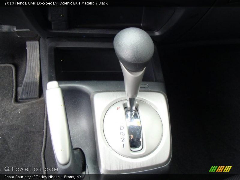 Atomic Blue Metallic / Black 2010 Honda Civic LX-S Sedan