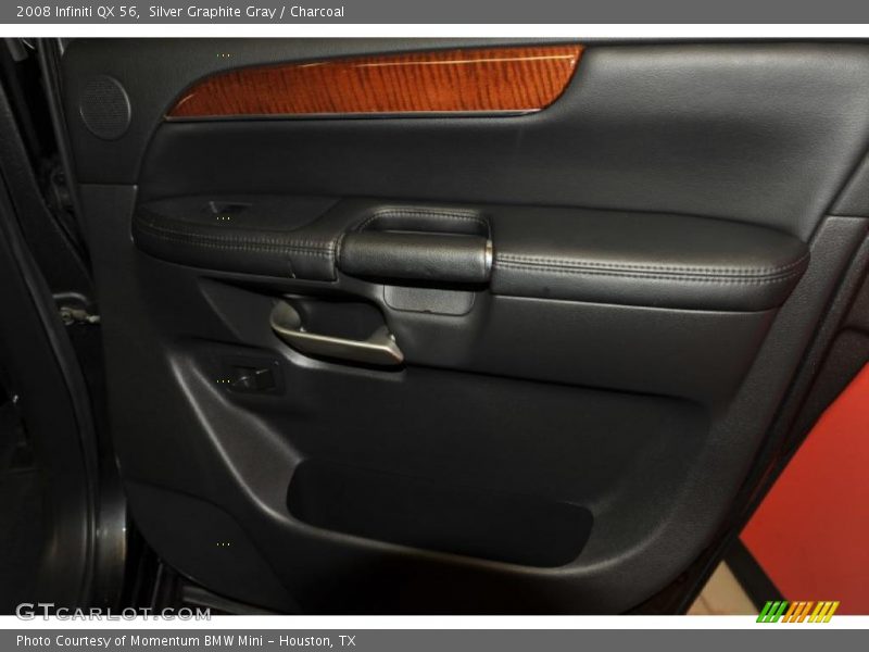 Silver Graphite Gray / Charcoal 2008 Infiniti QX 56