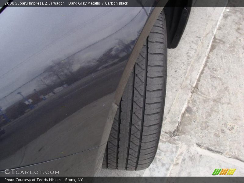 Dark Gray Metallic / Carbon Black 2008 Subaru Impreza 2.5i Wagon