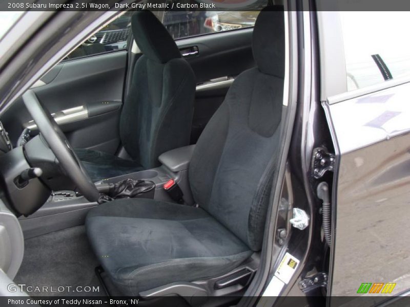 Dark Gray Metallic / Carbon Black 2008 Subaru Impreza 2.5i Wagon