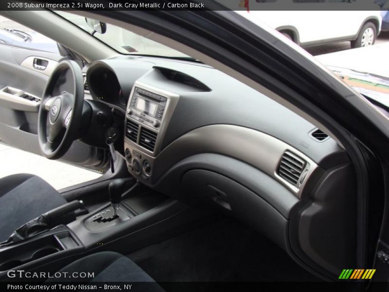 Dark Gray Metallic / Carbon Black 2008 Subaru Impreza 2.5i Wagon