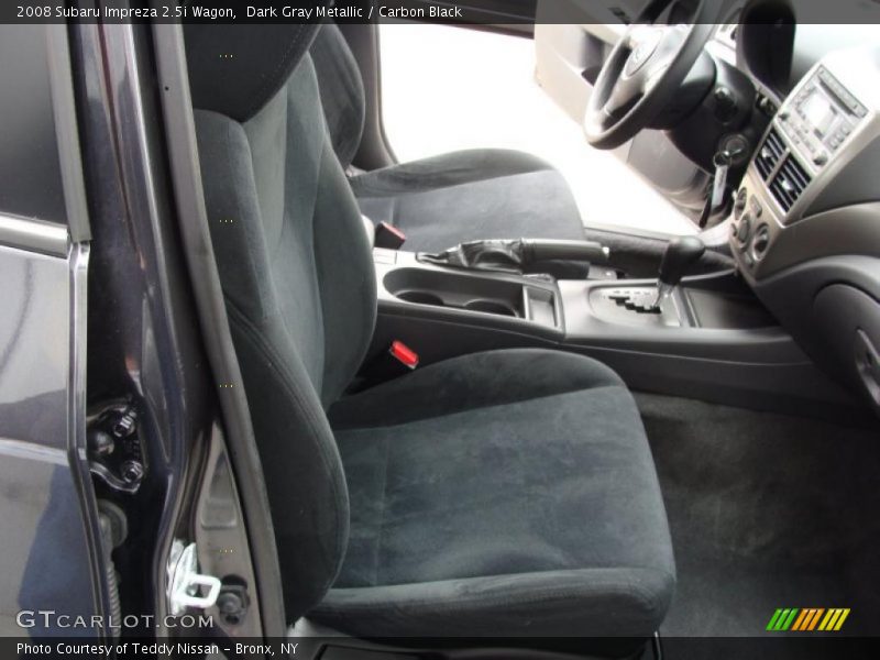 Dark Gray Metallic / Carbon Black 2008 Subaru Impreza 2.5i Wagon