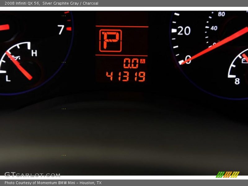 Silver Graphite Gray / Charcoal 2008 Infiniti QX 56