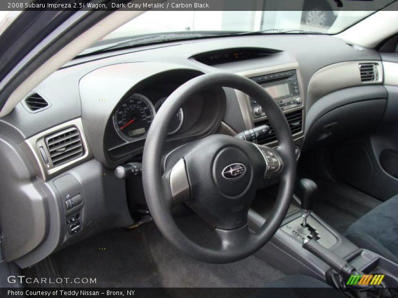  2008 Impreza 2.5i Wagon Carbon Black Interior