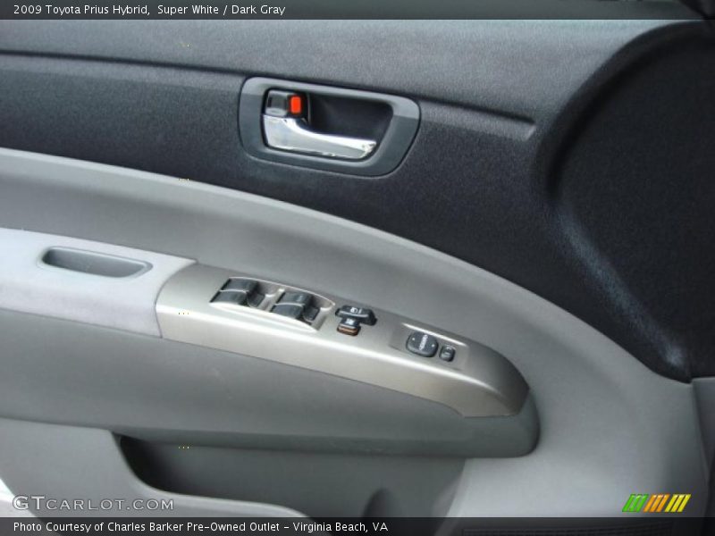 Super White / Dark Gray 2009 Toyota Prius Hybrid