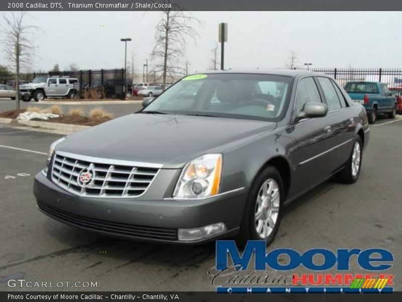 Titanium Chromaflair / Shale/Cocoa 2008 Cadillac DTS