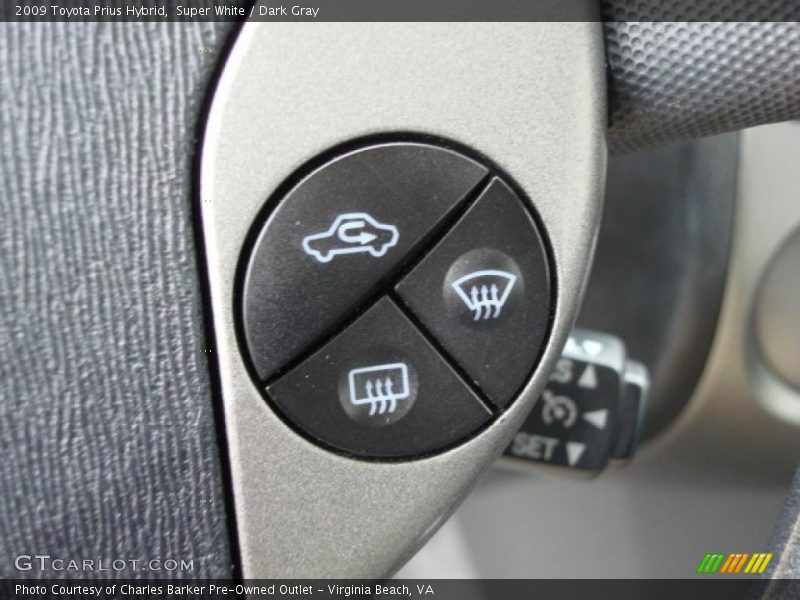 Super White / Dark Gray 2009 Toyota Prius Hybrid