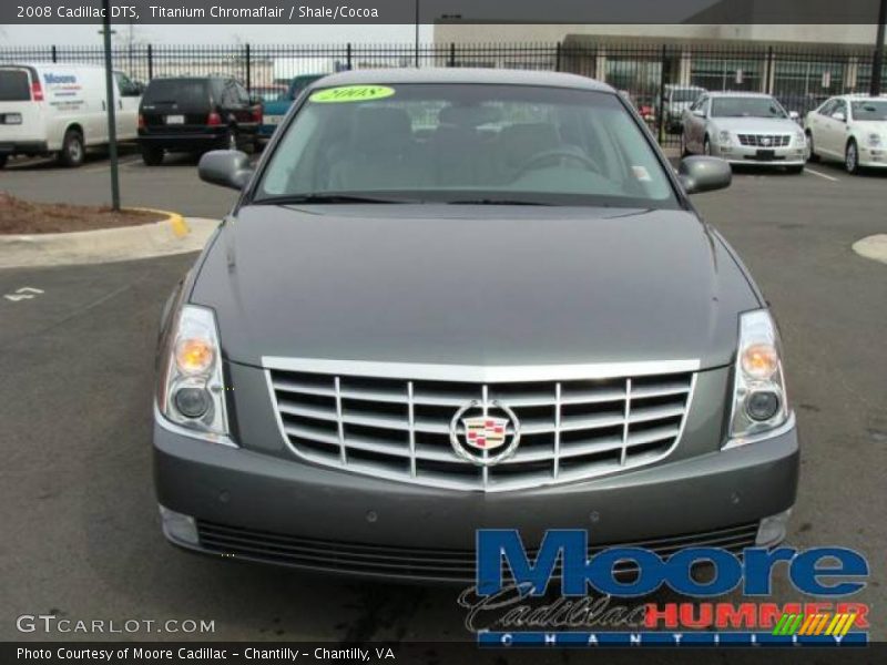 Titanium Chromaflair / Shale/Cocoa 2008 Cadillac DTS