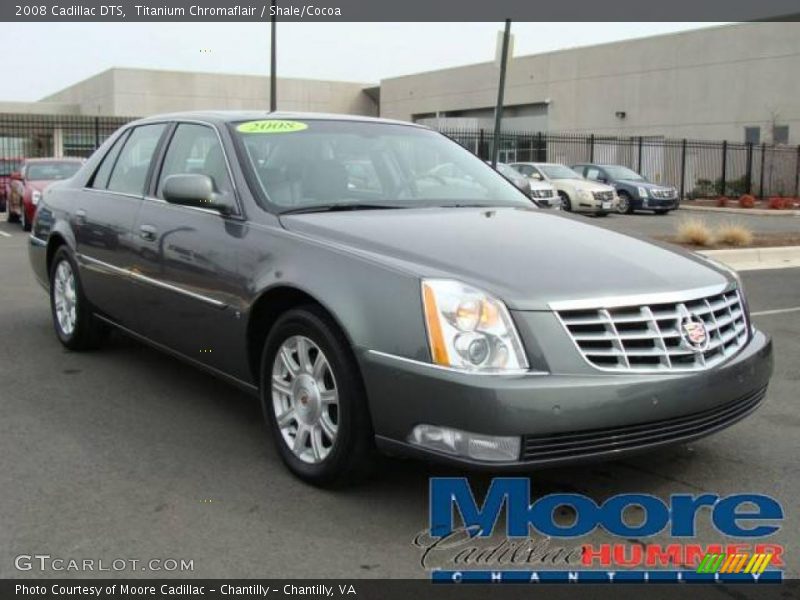 Titanium Chromaflair / Shale/Cocoa 2008 Cadillac DTS