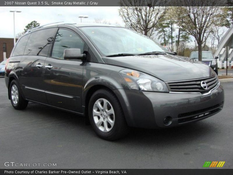Smoke Gray Metallic / Gray 2007 Nissan Quest 3.5 SL