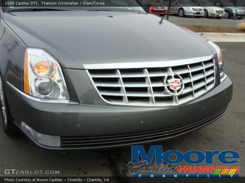 Titanium Chromaflair / Shale/Cocoa 2008 Cadillac DTS