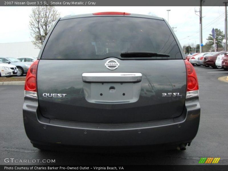 Smoke Gray Metallic / Gray 2007 Nissan Quest 3.5 SL