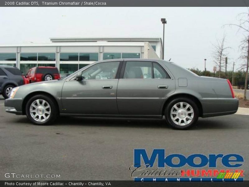 Titanium Chromaflair / Shale/Cocoa 2008 Cadillac DTS