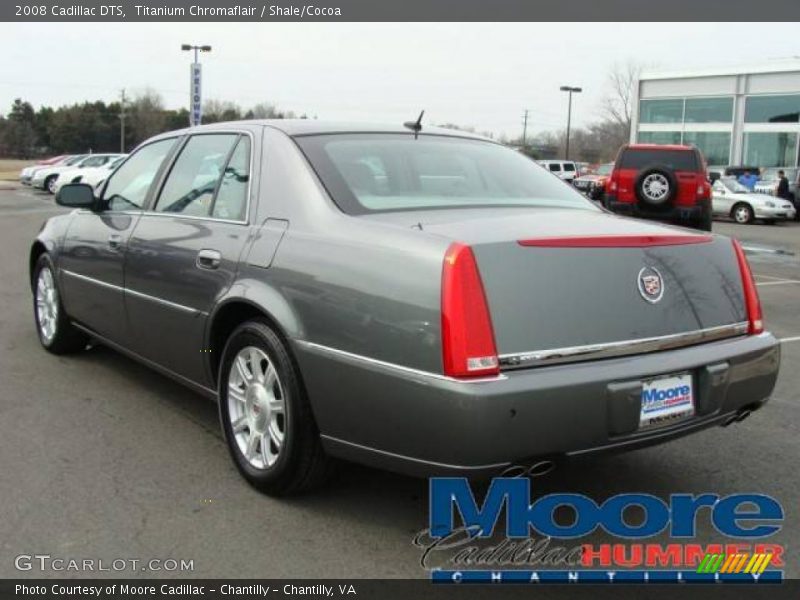 Titanium Chromaflair / Shale/Cocoa 2008 Cadillac DTS