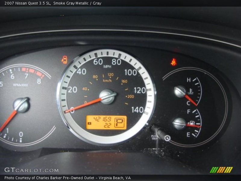 Smoke Gray Metallic / Gray 2007 Nissan Quest 3.5 SL