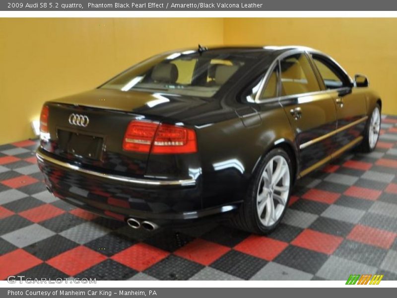 Phantom Black Pearl Effect / Amaretto/Black Valcona Leather 2009 Audi S8 5.2 quattro