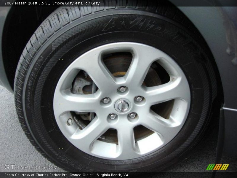 Smoke Gray Metallic / Gray 2007 Nissan Quest 3.5 SL