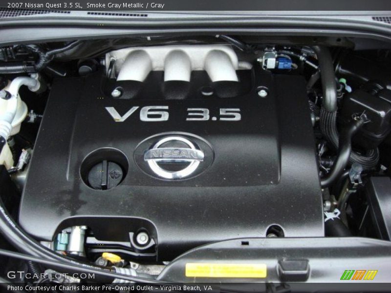 Smoke Gray Metallic / Gray 2007 Nissan Quest 3.5 SL