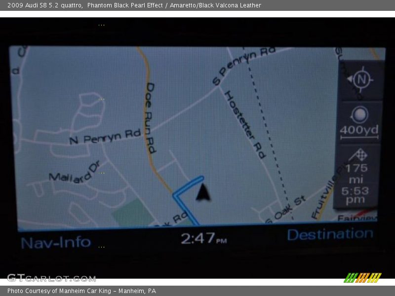 Navigation of 2009 S8 5.2 quattro