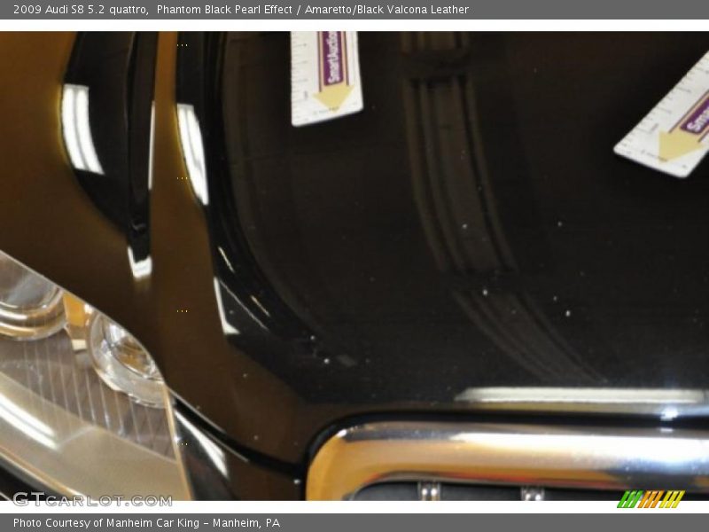 Phantom Black Pearl Effect / Amaretto/Black Valcona Leather 2009 Audi S8 5.2 quattro