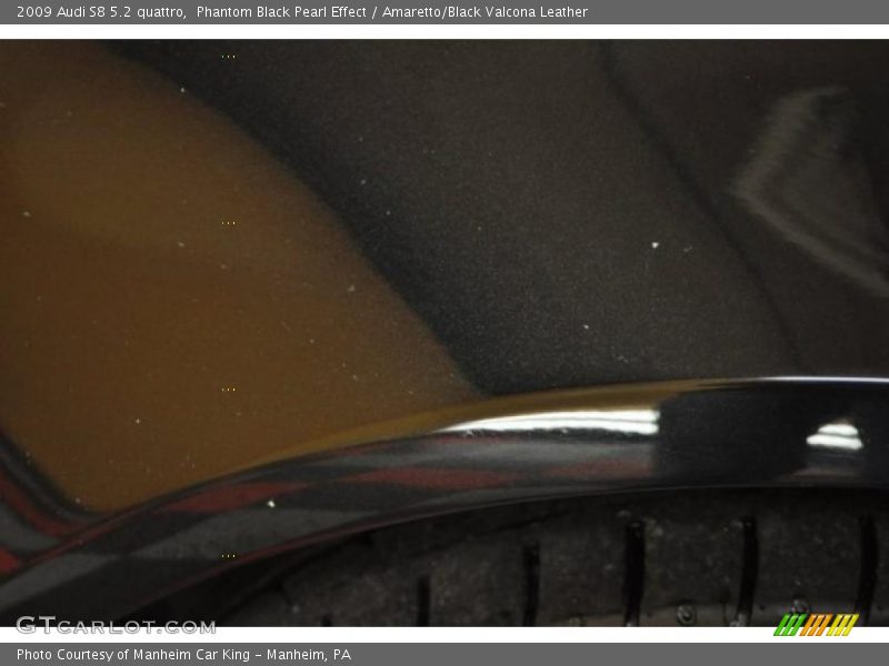 Phantom Black Pearl Effect / Amaretto/Black Valcona Leather 2009 Audi S8 5.2 quattro