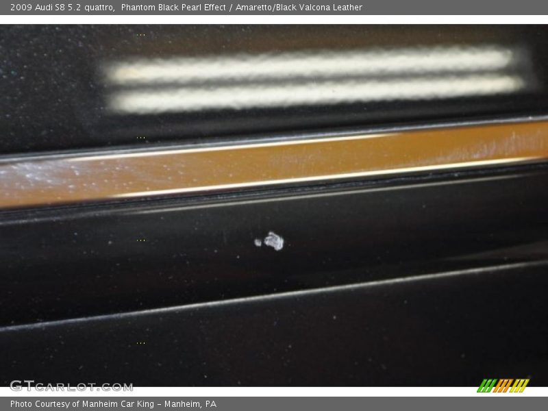 Phantom Black Pearl Effect / Amaretto/Black Valcona Leather 2009 Audi S8 5.2 quattro